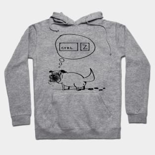 Ctrl-Z-Pug Hoodie